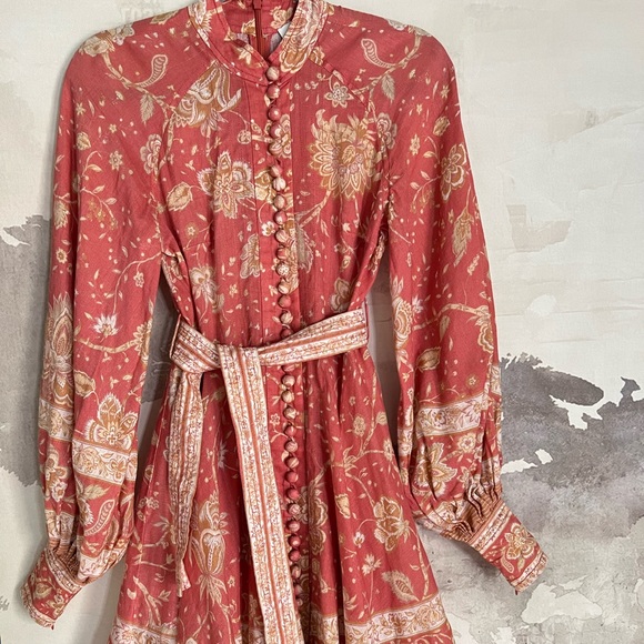 ❌🚫SOLD🚫❌ Zimmermann Veneto Border Short Dress - Picture 4 of 14